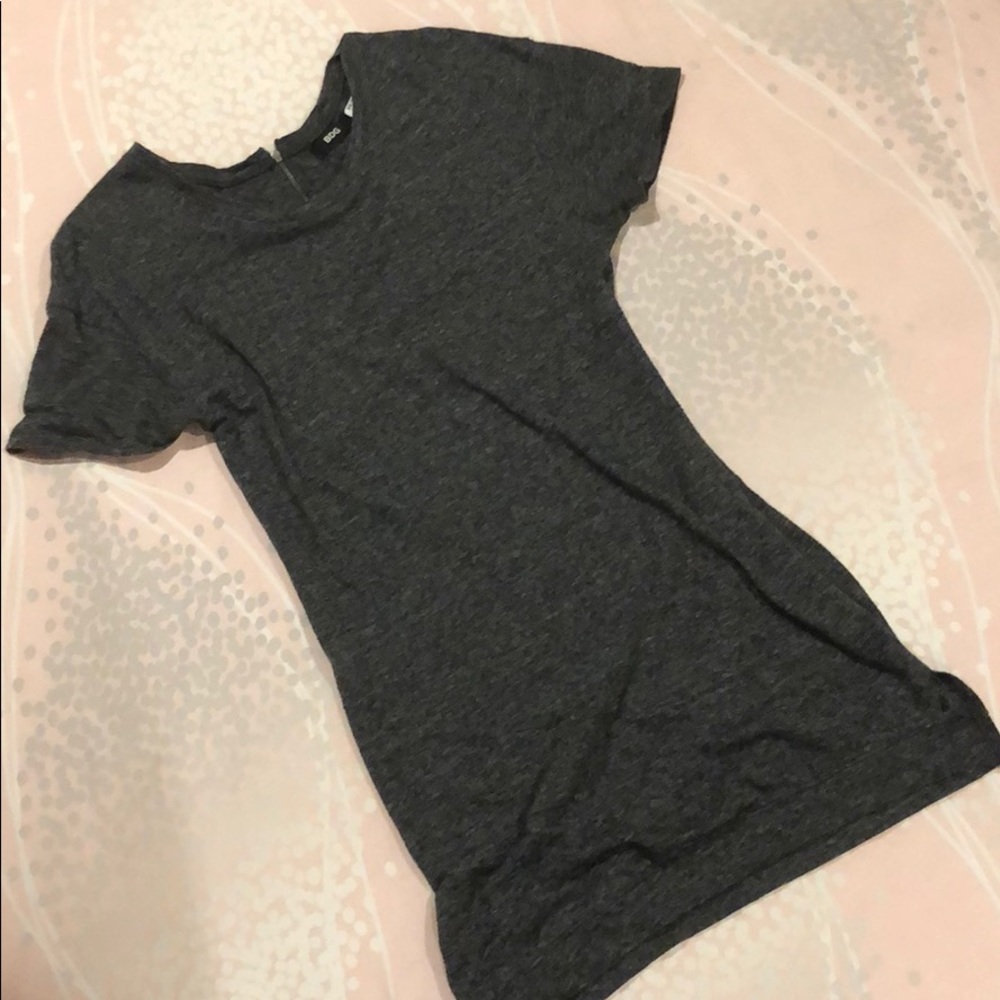 T-shirt Dress with Back Zipper